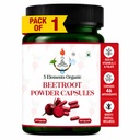Beetroot Capsules for Men & Women | Concentrated Beetroot Extract Supplement | Natural Nitric Oxide Support | Energy, Endurance & Daily Wellness | 60 Capsules