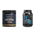 Nutrabay Gold Micronised Creatine Monohydrate Powder – 120g, Orange With BioAbsorb™ Whey Protein Powder - 1kg, Milk Chocolate | India's First Protein with ProDiFi™ Blend