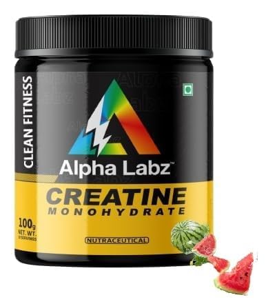 High-Performance Creatine Monohydrate – Boost Strength & Muscle Mass | Micronized for Maximum Absorption | Ideal for Bodybuilding & Recovery | Rapid Absorption | Enhanced Muscle Strength & Power [33 Servings, Watermelon, 100g]