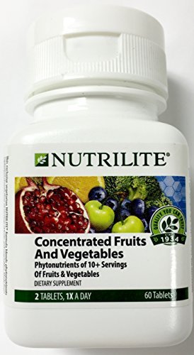 Amway Nutrilite Concentrated Fruits and Vegetables 60 Tablets by Amway