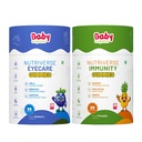 BabyOrgano® Nutriverse Eye Care Gummies for Kids (2-15 Years) – Sharper Vision and Healthy Eyes with Natural Ingredients - New Launch (Eye care gummies + immunity gummies)