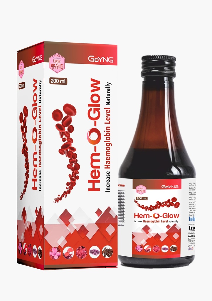 Hem-O-Glow Boosts Haemoglobin level, Enhances immunity & Promotes healthy skin