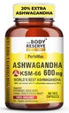 The Body Reserve Ashwagandha KSM66-60 Capsules Ashwagandha KSM 66 for men & Women Supports Stress Management & Muscle Recovery