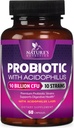 Probiotics for Digestive Gut Health - 50 Billion CFU Per Capsule, 10 Premium Strains & Prebiotics - Best Probiotics for Women & Men, Occasional Constipation, Gas, Immune Health Support - 60 Capsules