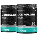 Carbamide Forte L Citrulline Malate Powder 2000mg | Boosts Nitric Oxide, Pre Workout Supplements for Men & Women - Unflavoured - 50 SERVINGS - 100g (Pack of 2)