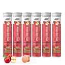 The Body Reserve Apple Cider Vinegar 120 Effervescent Tablets, Acv With The Mother for Weight Loss And Management With Vitamin B6 & B12, Pack Of 6 (Apple Flavour)