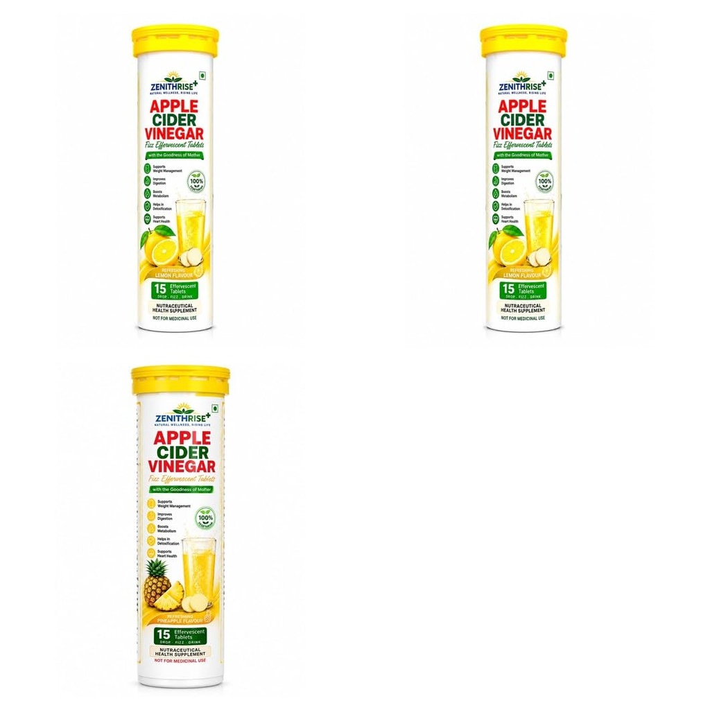 Zenithrise Plus Combo ACV Lemon 2 + ACV Pineapple 1 (3 pcs)