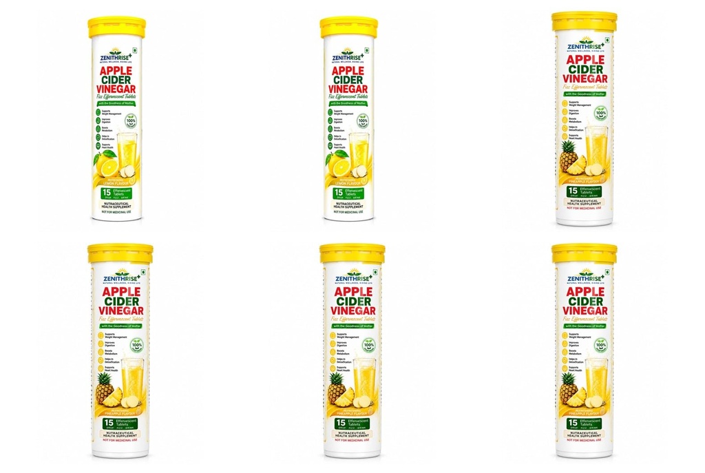 Zenithrise Plus Combo ACV Lemon 2 + ACV Pineapple 4 (6 pcs)