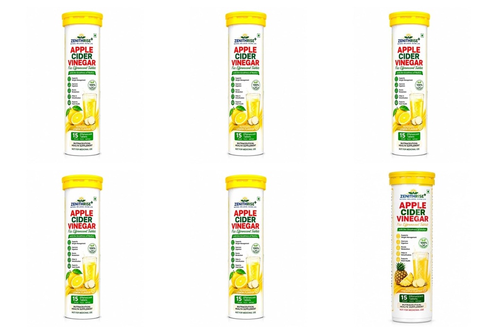 Zenithrise Plus Combo ACV Lemon 5 + ACV Pineapple 1 (6 pcs)