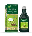CURA AYURVEDIC AAMLA RAS WITH TULSI & ELAICHI, 500ml