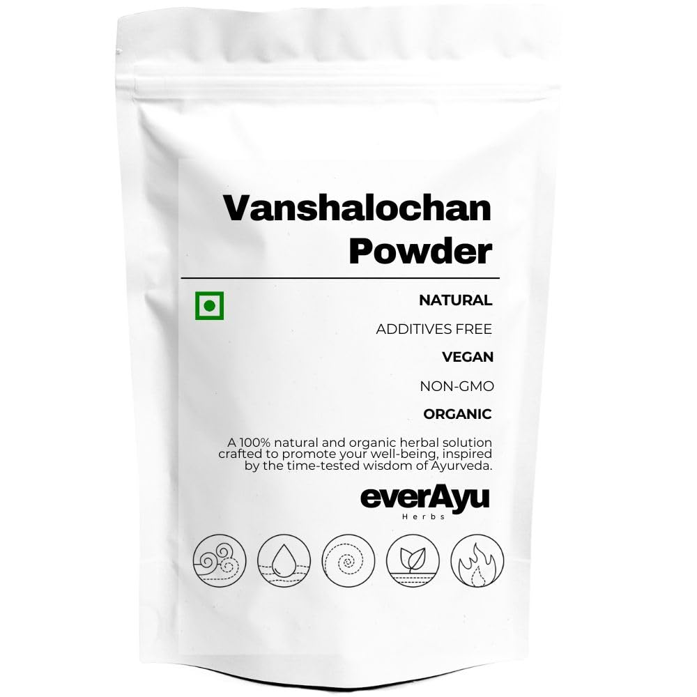 Vanshalochan Churna 250gm – Vanshlochan Powder (Tabasheer) | Bamboo Silica (Bamboo Manna) | Pure Ayurvedic Bamboo Extract Powder | 250gm