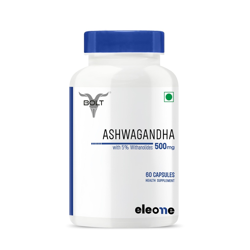 Bolt Ashwagandha 500 mg Capsules,