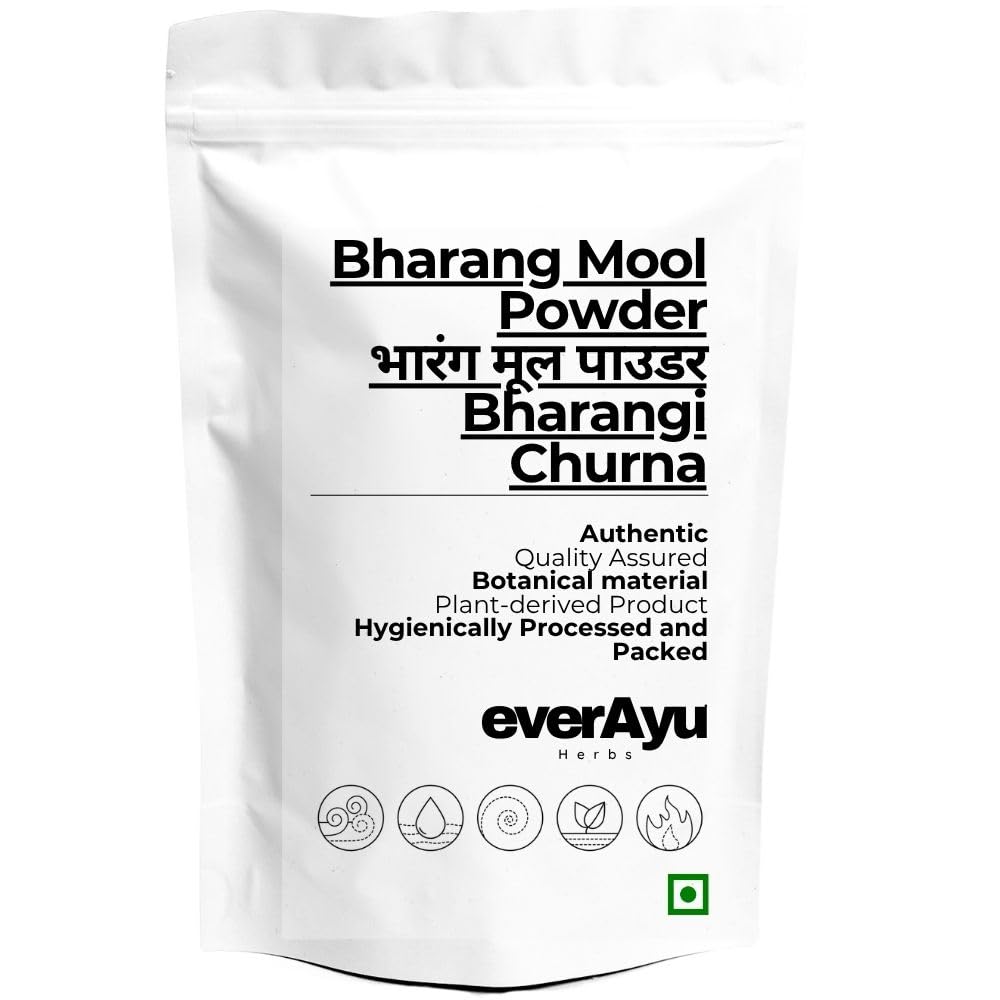 Bharang Mool Powder 250gm – Bharangi Churna (Clerodendrum serratum) | Pure Bharang Root | Serrate Glory Bower Herbal | Natural Traditional Herb | 250gm