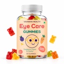 Eye Care Gummies for Kids | Vision Support & Eye Health Supplement | Lutein, Zeaxanthin, Bilberry, Grape Seed Extract, Vitamins A, C & E | Orange Flavour | 30 Gummies