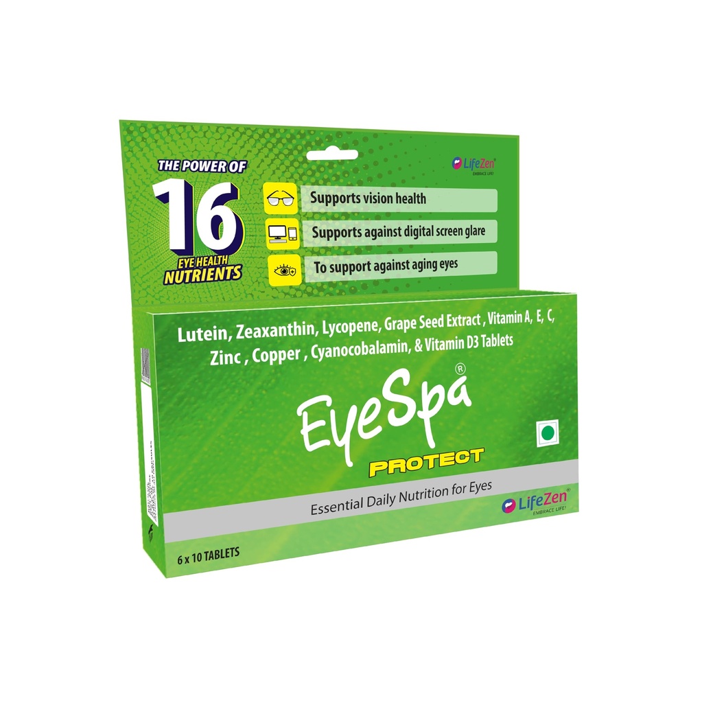Protect 60 Tablets | Advanced Eye Health Supplement with Lutein, Zeaxanthin, & Vitamins A, C, E | Multivitamin for Eye Care