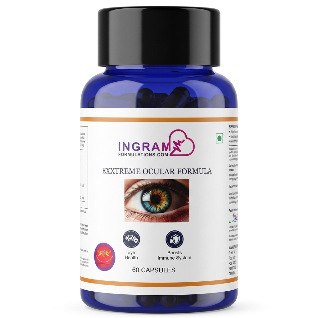 Eye Health Supplement with Lutein 20mg, Zeaxanthin, Bilberry, Lycopene & Zinc – Supports Vision, Macular Degeneration, Retina Function & Eye Protection – Daily Eye Vitamins