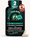 Pure Ashwagandha 6000 mg- 200mg,L-theanine 200mg, Magnesium Bisglycinate 75mg Per Capsule | High Potency , Expert Formulated | Resistance to Stress, Promote Relaxation, Energy, Memory Enhancement, Sleep Aid & Rejuvenative Tonic