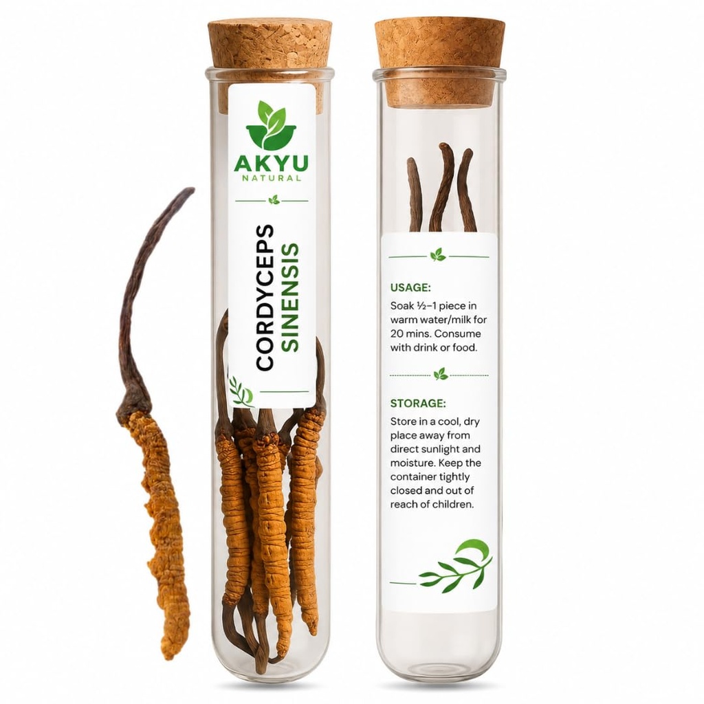 Keeda Jadi Original 1g | Kida Jadi Buti - Naturally Dried Himalayan Yarsagumbha | Cordyceps Sinensis (1g)