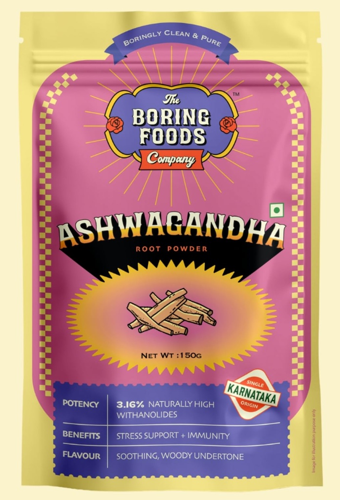 Ashwagandha Root Powder | 150g | 3.16% High Withanolides, No Additives
