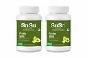 Sri Sri Tattva Amla Tablets 500mg - 120 Tablets | Ayurvedic Antioxidant & Immunity Support | Indian Gooseberry Emblica Officinalis | Herbal Supplement | (60 Tablets x Pack of 2)