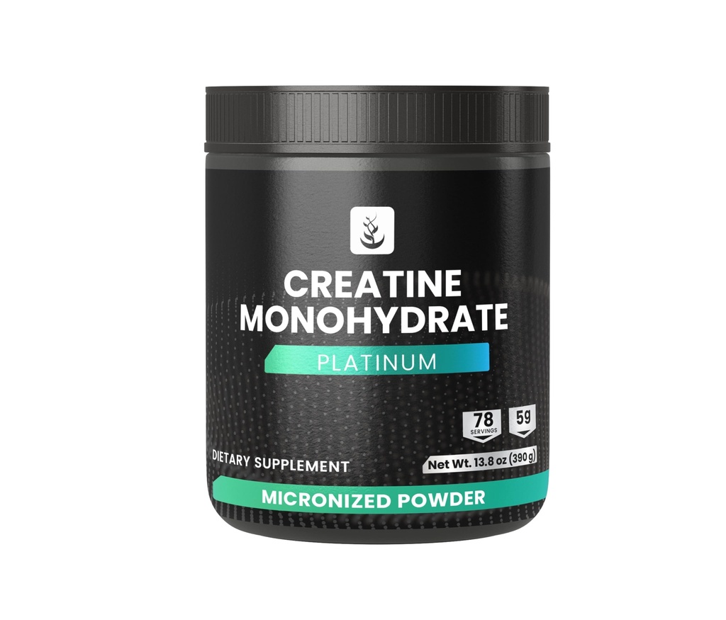 PURE ORIGINAL INGREDIENTS Creatine Monohydrate Powder, 13.8 oz, Dietary Supplement, Micronized