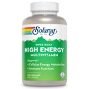 SOLARAY Once Daily High Energy Multivitamin for Women and Men – with Vitamin C, Vitamin D and Whole Food & Herb Base - Cellular Energy Metabolism & Immune Function Support – 120 Servings, 120 VegCap