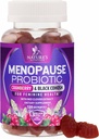 Menopause Supplements for Women - 3 Billion CFU Natural Menopause Relief for Mild Hot Flashes & Night Sweats, PH, Vaginal Health Support Probiotics for Women Gummy, Probiotic Supplement - 120 Gummies