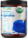 biophix Blue Spirulina Powder Organic Blulina 10 oz - Algae Organic Spirulina Powder 283 Servings - Superfood Supplement - Natural Blue Pigment - Espirulina en Polvo Organica Pura Azul