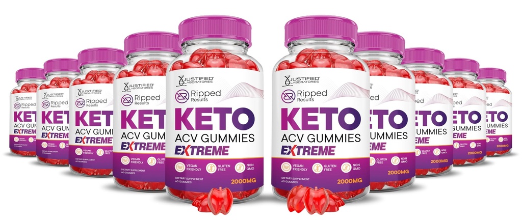 (10 Pack) Ripped Results Keto ACV Gummies Extreme 2000MG Ripped Results Keto Gummies Apple Cider Vinegar Formulated with Pomegranate Beet Juice Powder B12 Vegan Non GMO 600 Gummys