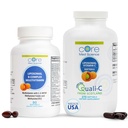 Core Med Science Liposomal Vitamin B-Complex & Vitamin C 1000mg Soft Gels Bundle for Heart Health & Immune System