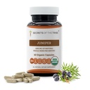 Secrets of the Tribe Juniper 60 Capsules, 1000 mg, USDA Organic Juniper (Juniperus communis) Dried Berry (60 Capsules)