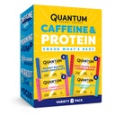 Quantum Energy Square: Energy Bar with Caffeine & 10g Protein. Delicious Healthy Snack On The Go. (Vegan, Gluten-free, Soy-free, Dairy-free) (Variety 8-Pack)