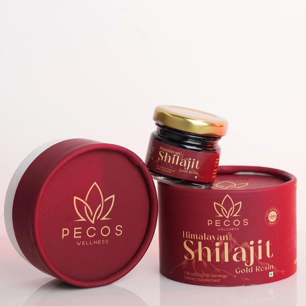 Pure Himalaya Shilajit Resin High Potency Gold Grade for Men & Women| 100 Servings for Energy Boost & Immune Support, 85+ Trace Minerals, 76%+ Fulvic Acid, with Lab Test Report, 30g