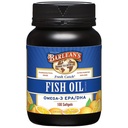Barlean's Omega 3 Fish Oil Supplements, Supplement Softgels for Men and Women, 600mg EPA and DHA Fatty Acids, Orange Flavored, 100 Count
