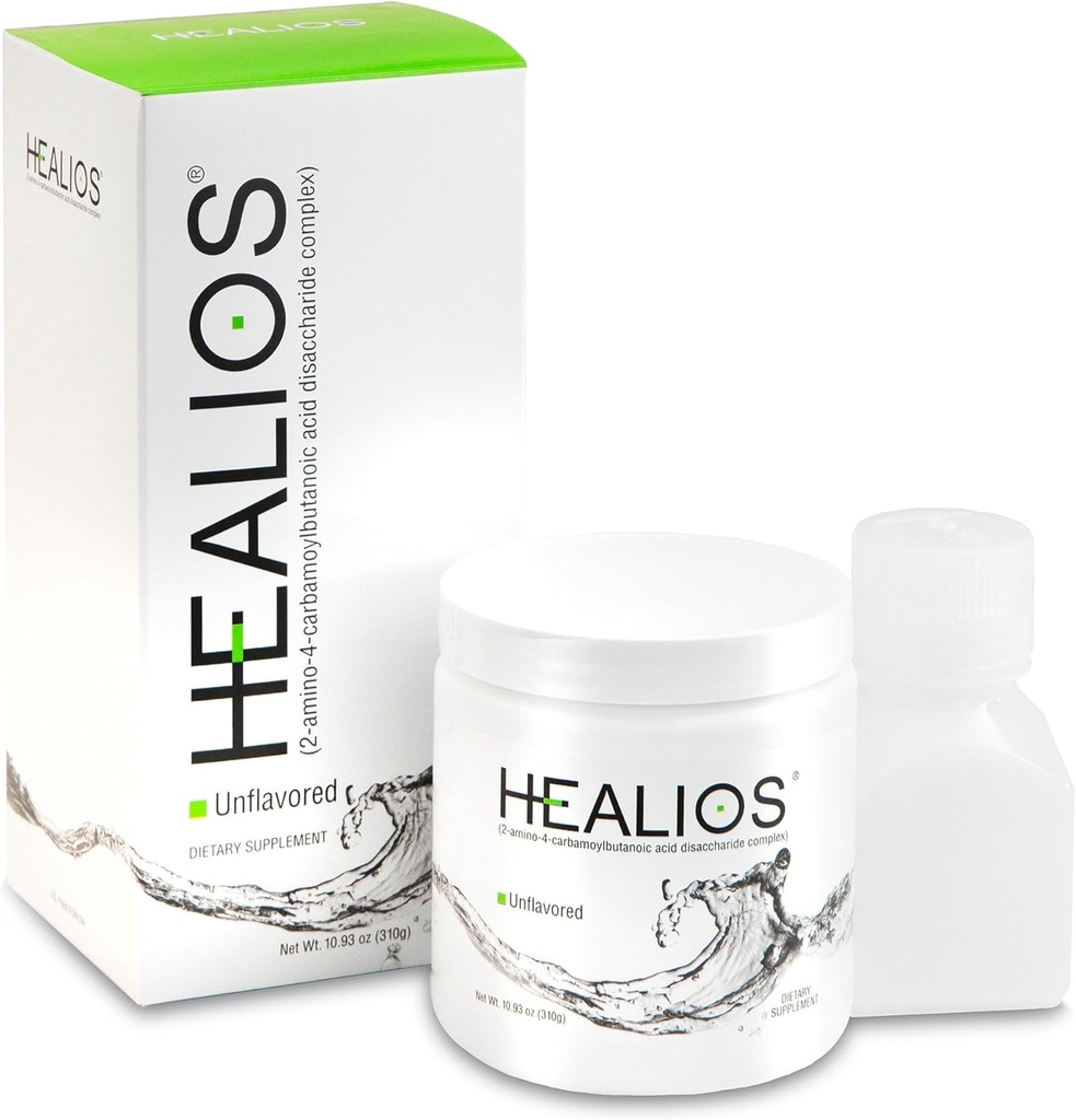 Healios Unflavored Oral Health and Dietary Supplement, Powder Form, Naturally Sourced L-Glutamine Trehalose L-Arginine, 10.93 Ounces