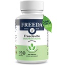 Freedavite Tiny Tablet - Moderate Multivitamin for Men and Women - Vitamin A, C, D, E, B1, B2, B6, B12, Biotin, Calcium, Zinc, Iron, Magnesium, Manganese, Copper, Selenium, Iodine - 100 Count