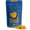 Earth Echo Golden Bliss - Organic Golden Milk with Turmeric and Ginger - Nighttime Superfood Mix for Relaxation & Sleep - Milk Powder for Baking & Latte - Vegan, Dairy-Free, Keto-Friendly, 30 Servings