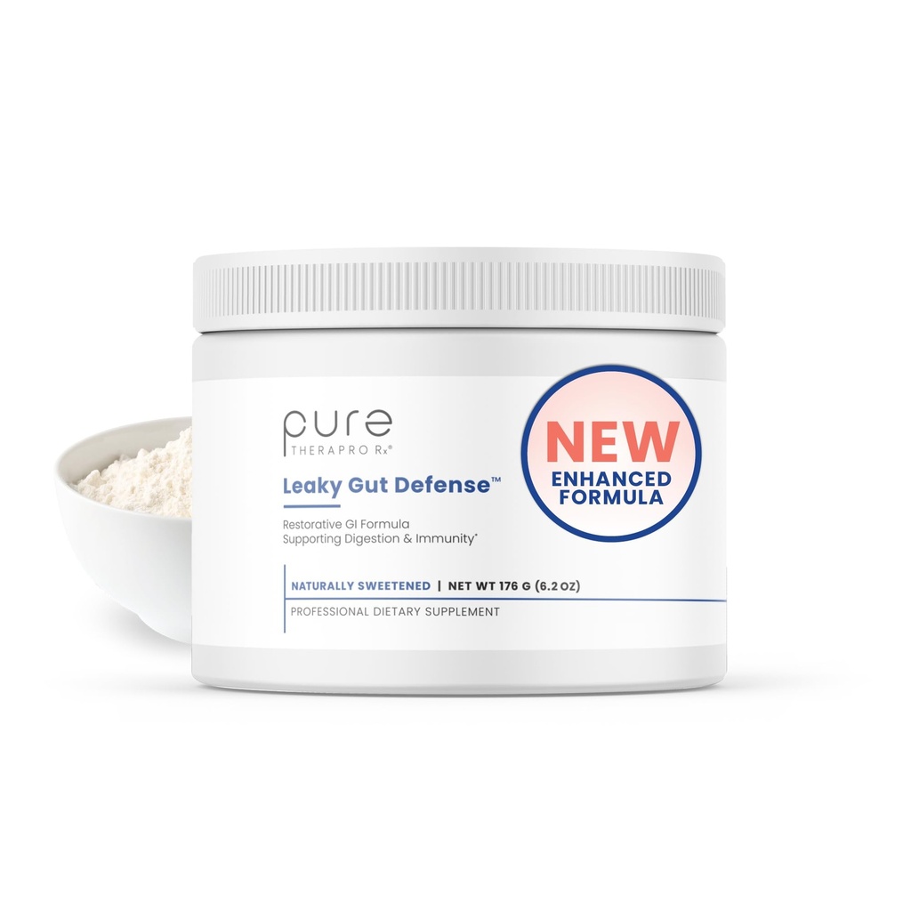 Pure Therapro Rx Leaky Gut Defense Powder, L-Glutamine Blend, 30 Servings