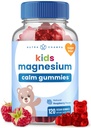 NutraChamps 120 Kids Magnesium Gummies - Sugar Free Calm Magnesium Gummies for Kids - 4 Month Supply - Supports Bone Health, Sleep
