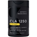 Sports Research CLA - 1250mg with Active Conjugated Linoleic Acid for Men and Women | Non-GMO, Soy & Gluten Free - 95% (180 Softgels)…