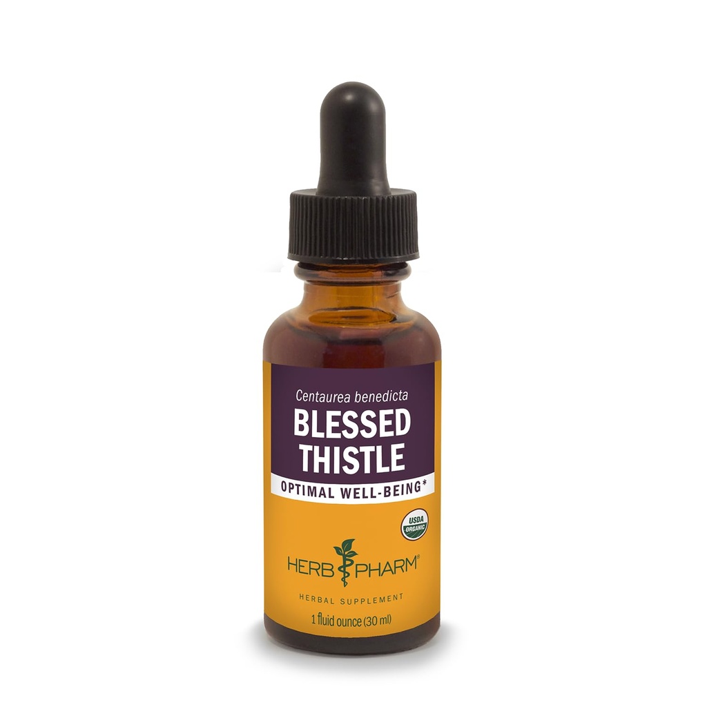 Herb Pharm Certified Organic Blessed Thistle Liquid Extract - 1 Ounce