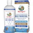 MaryRuth's Liquid Nighttime Multimineral | No Melatonin | Bedtime Routine | Magnesium Citrate | Calcium | Zinc | Vitamin D3| Available in 4 Flavor - Vegan | Sugar Free | Gluten Free | 15.22 Oz