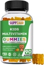 Kids Vitamins | 45-90 Day Kids Multivitamin Gummies | Gummy Vitamins with Vegetarian, Non-GMO & Gluten Free Ingredients | Multivitamin for Kids | Vitamins for Kids | Toddler Vitamins | 90 Ct