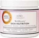 OMI Wellbeauty Skin Nutrition, Clinically Proven to Increase Elasticity and Reduce the Visible Signs of Skin Aging, French Marine Elastin, Collagen, Hyaluronic Acid, Vitamin C, 1 Month Supply, 3.17oz