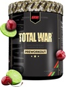 REDCON1 Total War Pre Workout, Cherry Lime - Beta Alanine + Citrulline Malate Vegan & Keto Friendly Preworkout for Men & Women with 320mg of Caffeine (50 Servings)