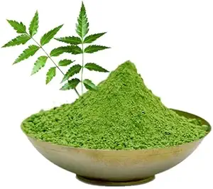 Organic Neem Leaf Powder - 100% Pure & Natural | Ayurvedic Skin & Hair Care | Acne & Dandruff Remedy | Immunity Booster | from Sri Lanka | 50g Pack (1.7 oz)