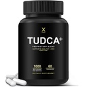 HUMANX TUDCA+ 1000mg Bile Salts Liver Support Supplement, Liver and Gallbladder Cleanse Supplement - Vegan, Non GMO - USA Made Easy to Swallow Capsules - Tauroursodeoxycholic Acid Supplements