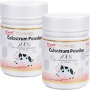 (Pack of 2) Hi Well Premium Pure New Zealand Bovine Grass-Fed Colostrum Powder 100% 100g