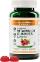 NatureWise Vitamin D3 5000 IU Gummies - Sugar-Free Mixed Berry Flavor - Vitamin D Gummies for Adults, Supports Immunity, Muscle & Bone Strength -Gelatin-Free, Non-GMO - 90 Gummies[45-Day Supply]