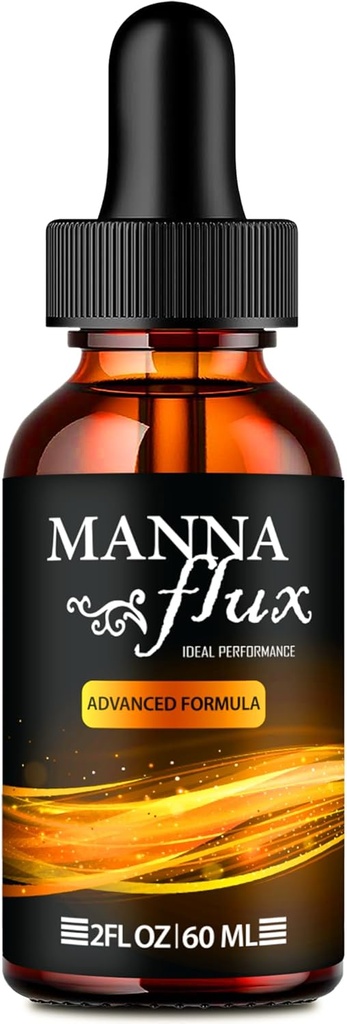 Manna flux Drops, Mannaflux Support Supplement Liquid Drops - Maximum Strength, Manna Flux Health & Wellness Drops, Mannaflux All Natural Formula, Manna Flux Liquid Drops Reviews (1 Pack)